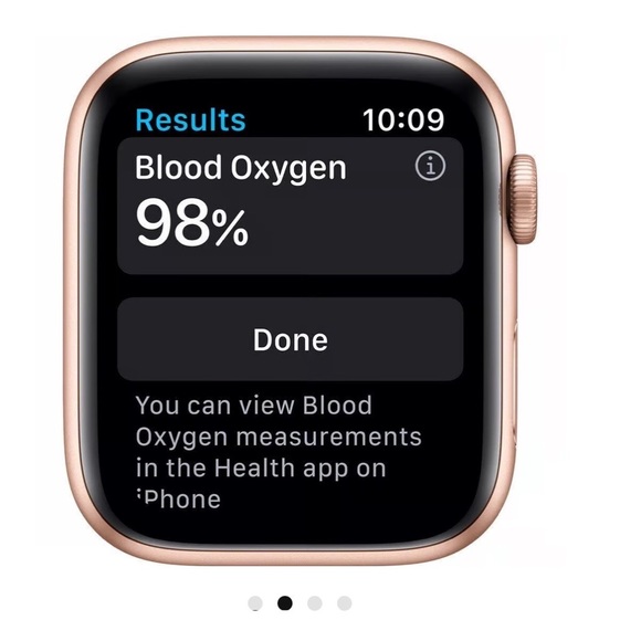 Apple Watch (Series 6) Wifi Only - 40 mm-Aluminium Gold - Sport band Pink - Picture 2 of 4